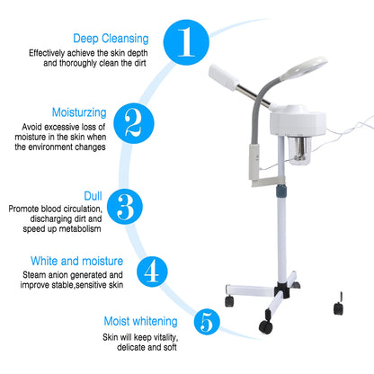 Salon Facial  Professional Facial  3X Magnifying Lamp Machine Spa Salon Beauty Skin Care Equipment Facial