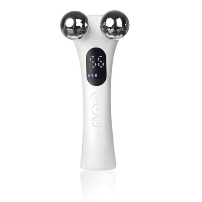 4D Roller Facial Massager EMS Face Lift Device V-Face Slimmer Skin Tightening Double Chin Remover Eye Care Massage Beauty Roller